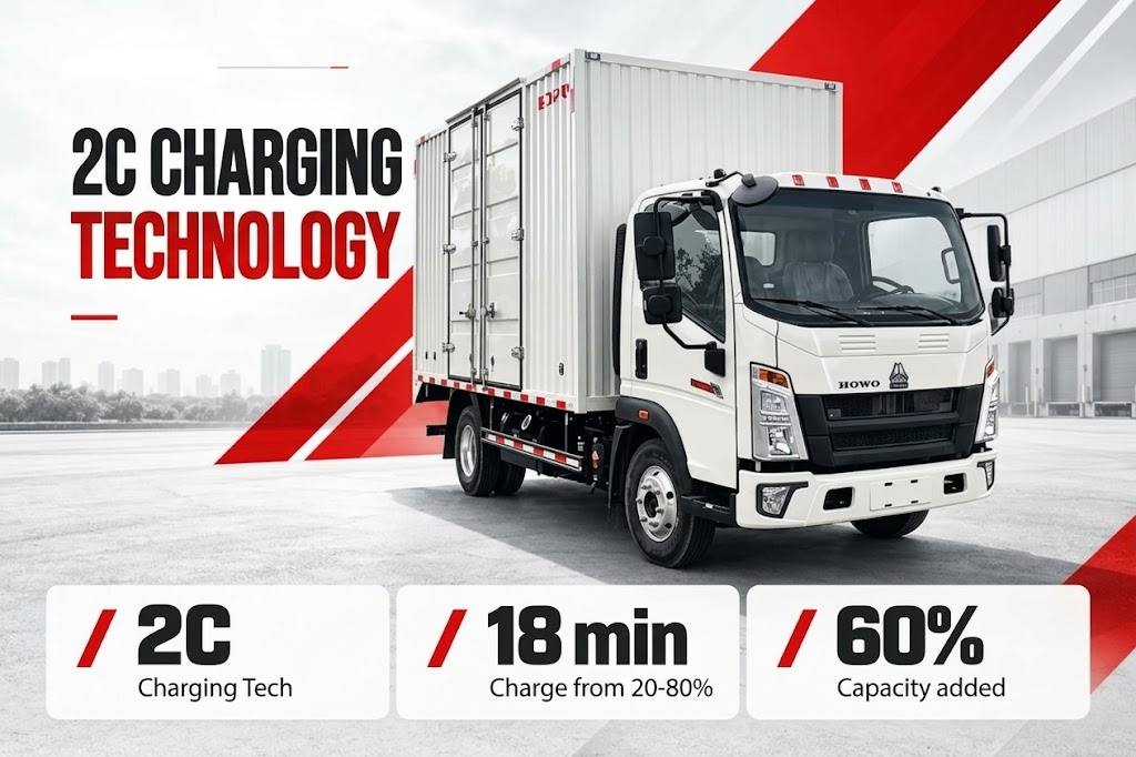 18-Minute Ultra-Fast Charging Technology for HOWO Electric Trucks