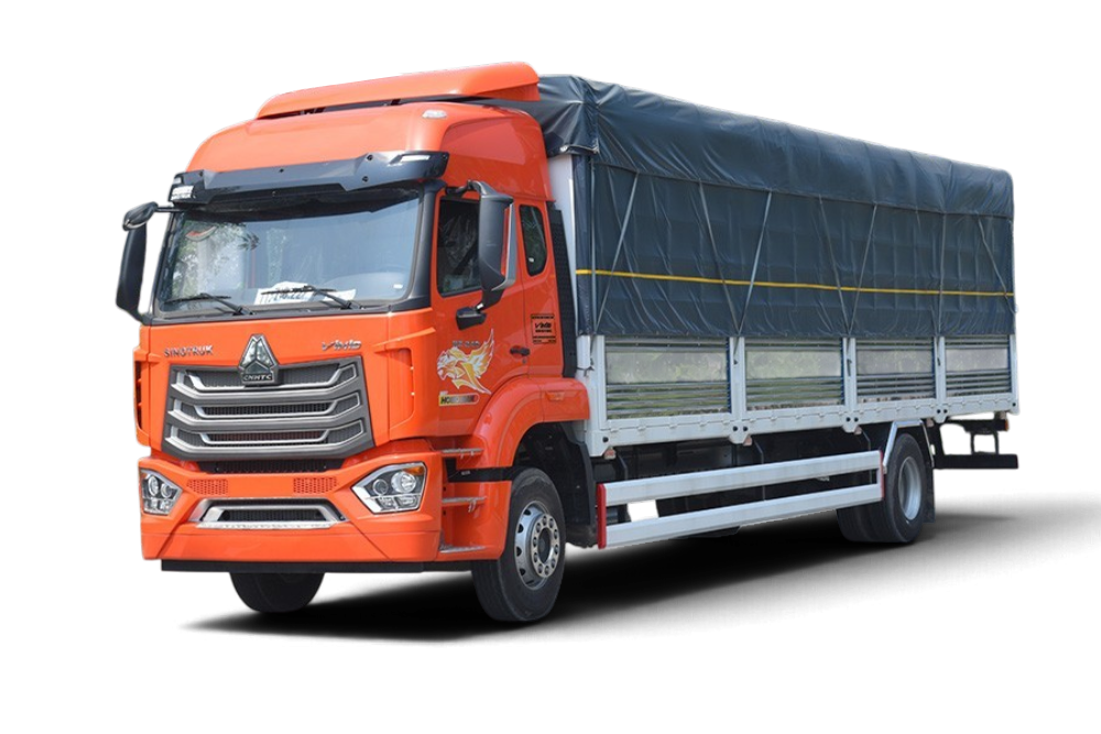 Xe tải thùng HOWO NX 240 4X2 khung mui nâng bửng hông 9M8