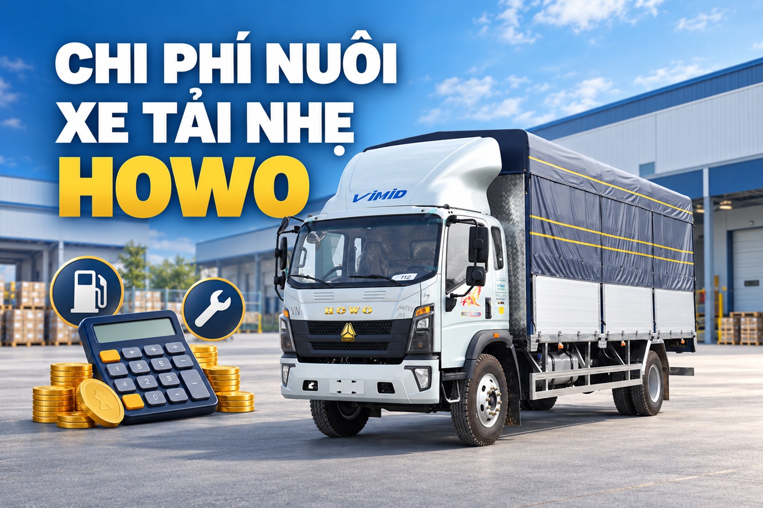 Chi phí nuôi xe tải nhẹ HOWO theo tháng và mỗi chuyến thực tế