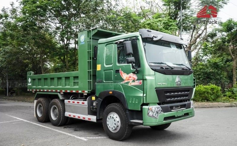 Xe ben HOWO V7G 6x4 thùng vuông