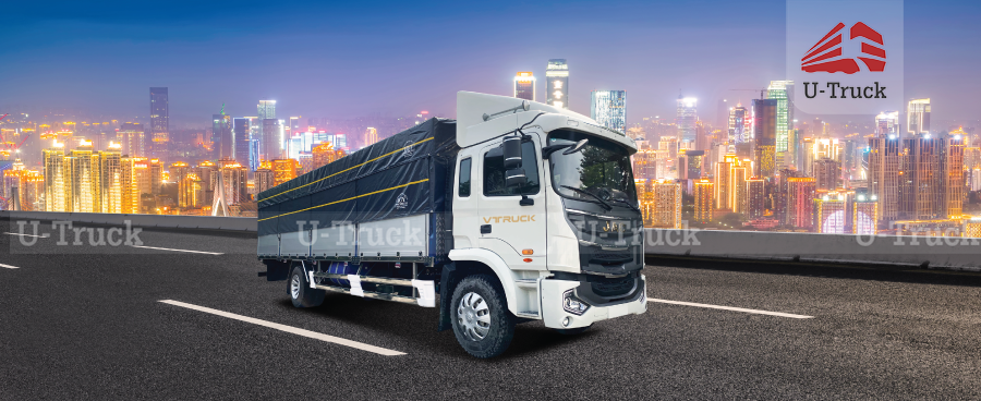 Ngoại thất xe tải JAC 9 tấn A5 4X2 mui bạt 8M2