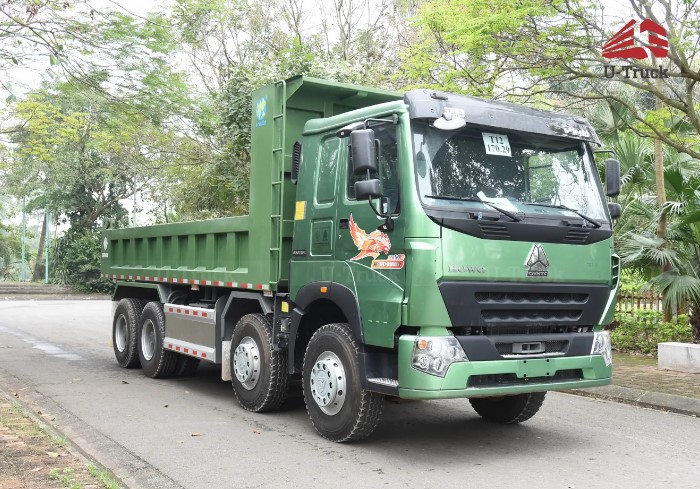 Xe ben HOWO VG7 8X4 thùng vuông - Bản nâng cấp 2022