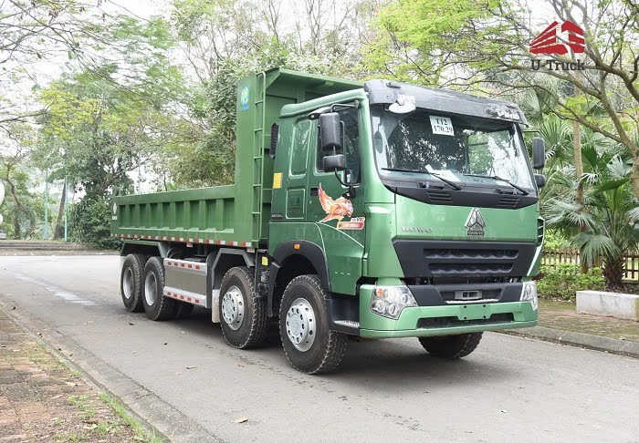 Xe ben HOWO V7G 8x4 thùng vuông - Bản nâng cấp 2022