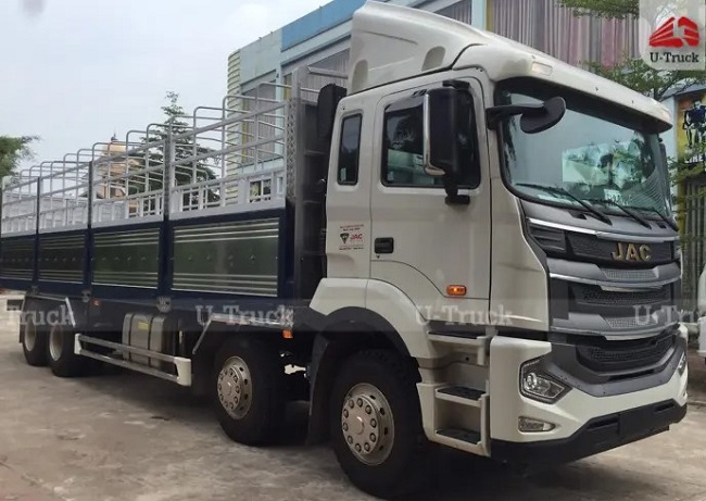 Hình ảnh Xe tải A5 8x4 mui bạt 9m7